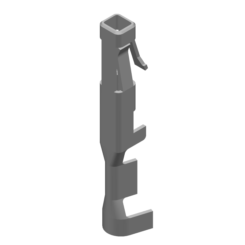 Female Power Crimp Connector, 5A, 250V, 26-30AWG