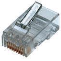 RJ45 Modular Plug, 8P/8C, Straight, IDC, 1.5A, 150V