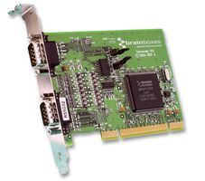BRAINBOXES   UC-313   CARD, SERIAL, RS422/RS485, 2PORT