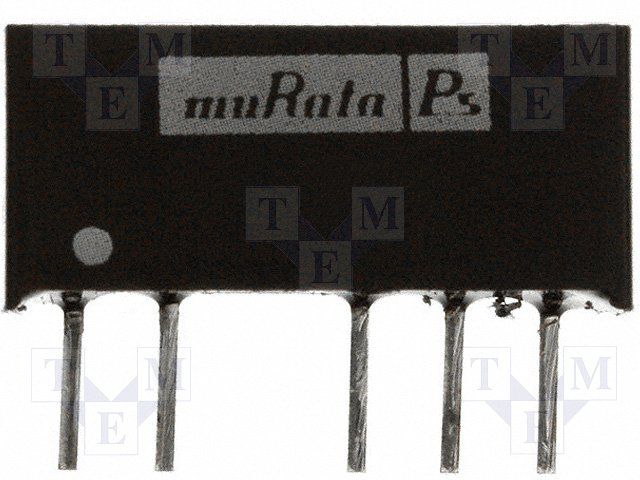 Isolated DC-DC Converter, 1W, 2x15V, 33mA, SIP