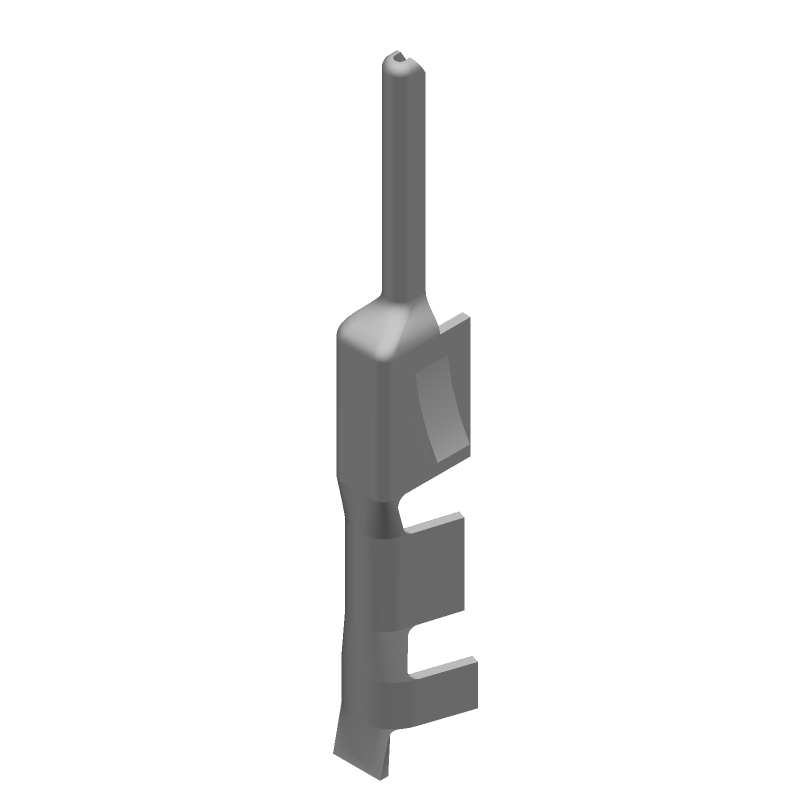 Power Pin Crimp Connector 20-24AWG Male Tin/Gold 5A 250V