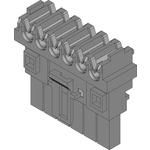 Conn Power RCP 6 POS 4.2mm IDT RA Cable Mount 6 Terminal 1 Port Mini-Fit® Bag