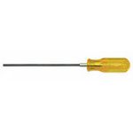 Xcelite;  Screwdriver;  9/64 In. X 4 In. Recessed Socket Head;  Amber Handle