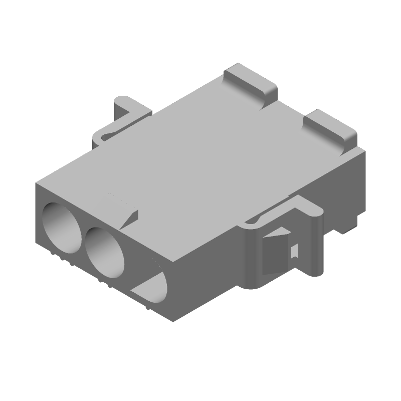 Rectangular Power Connector, 3 Contact(s), Female and Male, Plug,
