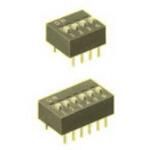 SPST Rotary Slide DIP Switch, 3 Pos, 0.025A 24VDC, Thru-Hole PC Pins
