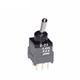 DPDT Toggle Switch, ON-OFF-ON, PC Pin, 100mA, 28VAC/VDC