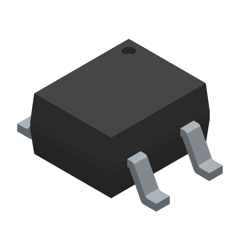 Bridge Rectifier Diode, Schottky, 1 Phase, 1A, 100V V(RRM), Silicon, ROHS COMPLIANT, PLASTIC, MBS-1, 4 PIN