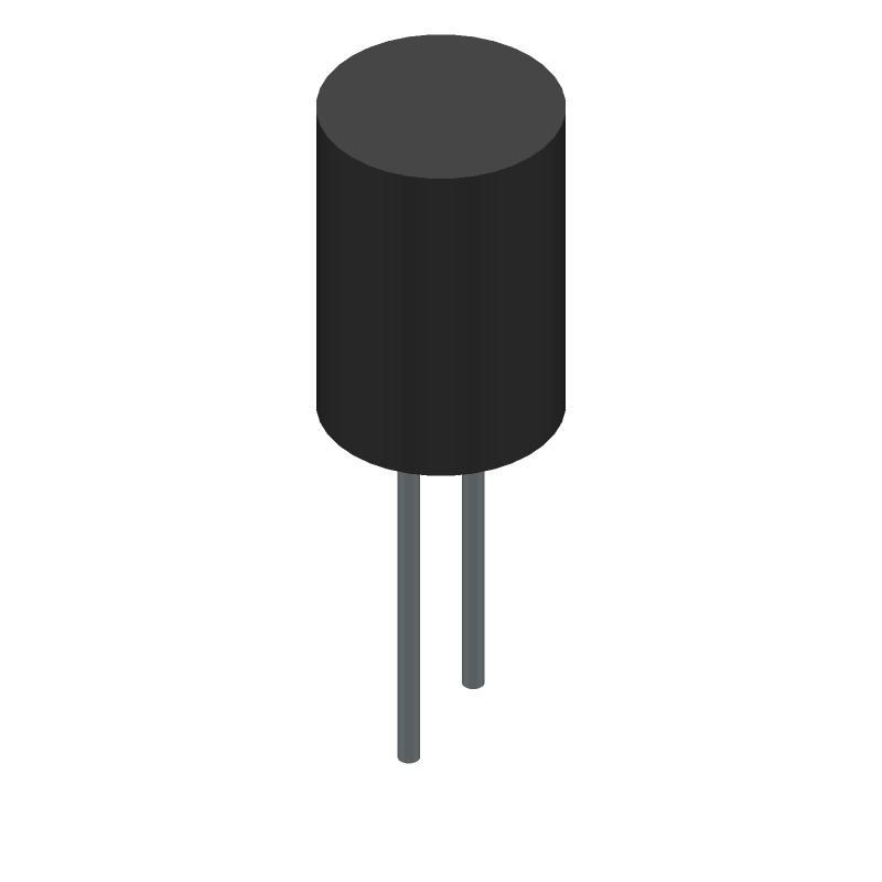 10uF 35V Al Electrolytic Cap, Radial, 2.4R ESR, 120mA Ripple