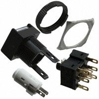 Switch Push Button N.O./N.C. DPDT Square Button 5A 250VAC 30VDC Alternate Contact Panel Mount Solder