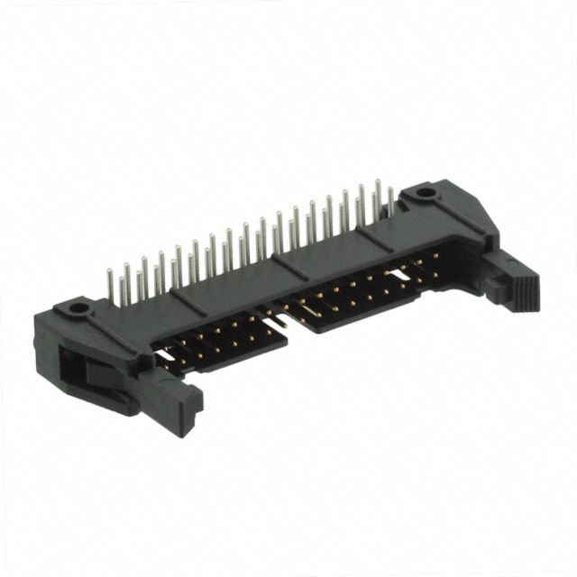 34 Pos Male Right Angle Header, 2.54mm Pitch, Gold, 2A, 350V