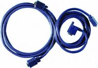 Van Damme Video Cable Assembly 30m Male VGA to Female VGA Blue