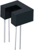 Transistor Output Slotted Switch, 1-Channel, 5mm Slot Width, ROHS COMPLIANT, PLASTIC PACKAGE-4