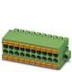 12 Pos 2 Level 8A 150V Screwless Terminal Block, Green