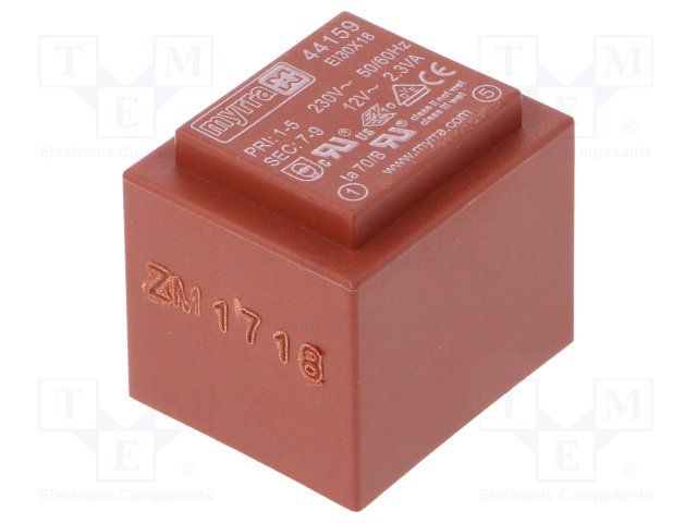 Power Transformer 4000Vrms 2.3VA 4 Terminal PC Pin Thru-Hole