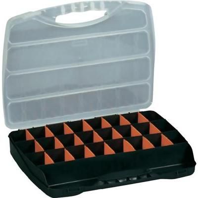 Alutec 56000 Black handled organiser case 320 x 265 x 50 mm