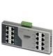 16-Port 100Mbps Ethernet Switch, DIN Rail Module