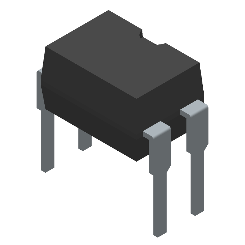 1-Ch Transistor Optocoupler, 5kV Isolation, 50mA, PDIP