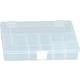 -Compartment Organiser Box, Component Storage Box, Transparent, Alutec 603600