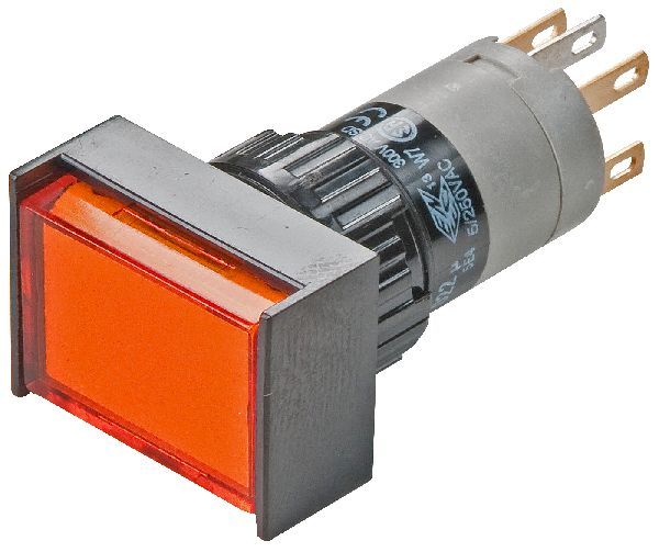 Illuminated push-button 18 x 24 mm 3 NO+3 NC, 51-123.0252, EAO