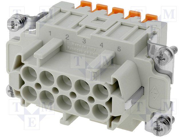 INSERT, FEMALE, 10P+E, 16A, 500V