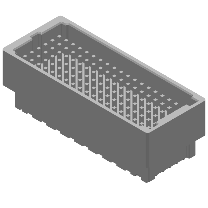 114 Pos 1.27mm Solder ST SMD Backplane Connector, 250V, 1.5A