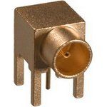 RF MCX Connector, Female, 6GHz, 75 Ohm, Right Angle, Solder
