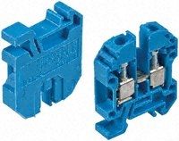 RS Pro Standard DIN Rail Terminal, RK series , 0.2  4mm, 500 V, 40A, Blue