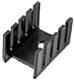 Heat Sink Passive TO-202 Screw Mount Aluminum 27.2°C/W Black Anodized