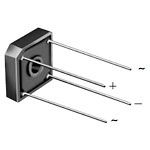 Diode Rectifier Bridge Single 1KV 35A 4-Pin Case GBPC-W Bulk