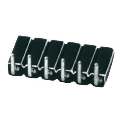 W & P Products 154-004-1-50-00 Precision Socket Connector Number of pins: 1 x 4 Nominal current (details): 3 A