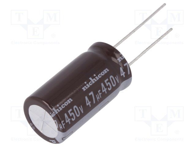 47uF 450V Aluminum Electrolytic Capacitor, Radial, 380mA