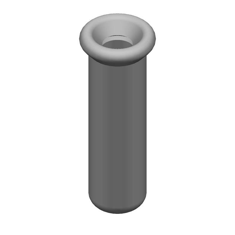 Female Socket, 5A Gold Plated Copper, Surface Mount, Press-Fit