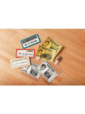 BROTHER         DK11204             Label, Multi-Purpose, Paper, Black on White, Identification, 17mm x 54mm, Pack of 400