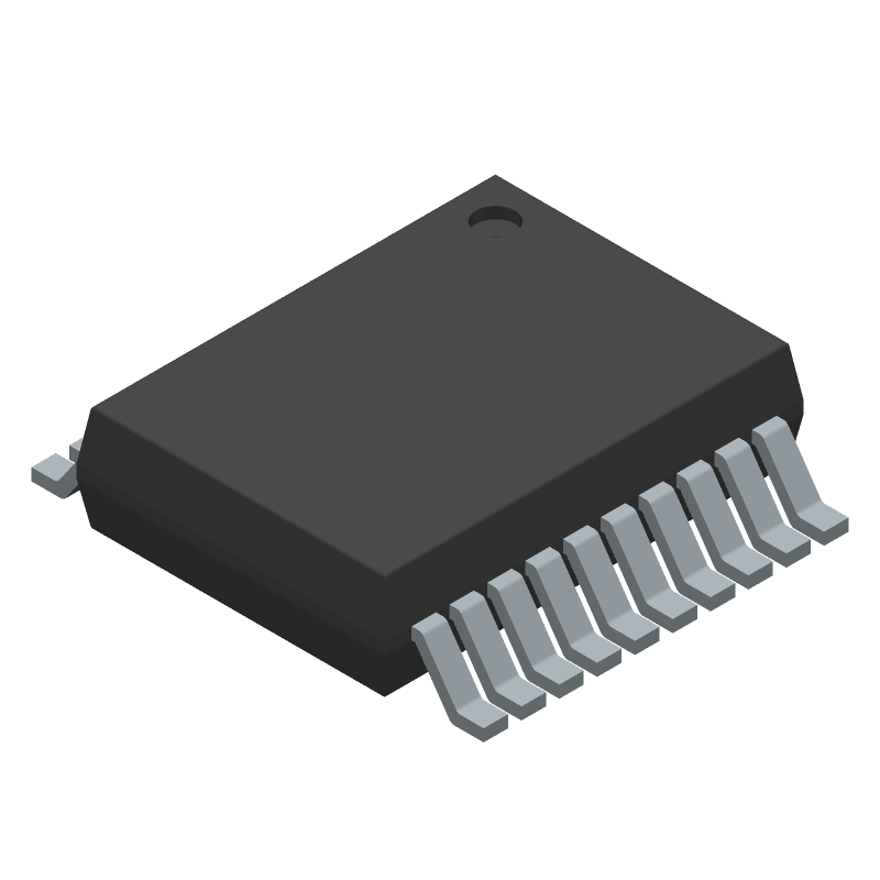 16b 1ADC/1DAC Audio Codec, 6-Wire Serial, 3.3V, SSOP