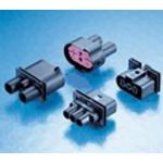 Conn Housing M 4 POS Crimp ST Cable Mount Black Automotive