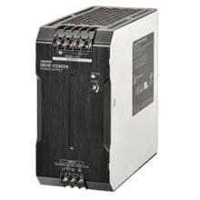 120W 24V 5A AC/DC Enclosed Power Supply, DIN Rail Mount