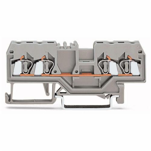 Modular Terminal Block, 800V, 20A, 4 Pos, Cage Clamp