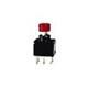 Pushbutton Switches SPDT ON-(ON) R/A RED