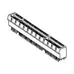 CONN CARD EDGE SKT 140 POS 1MM SOLDER ST THRU-HOLE TRAY
