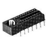 128 Pos 1.27mm Pitch Gold Socket Connector, Straight, Thru-Hole