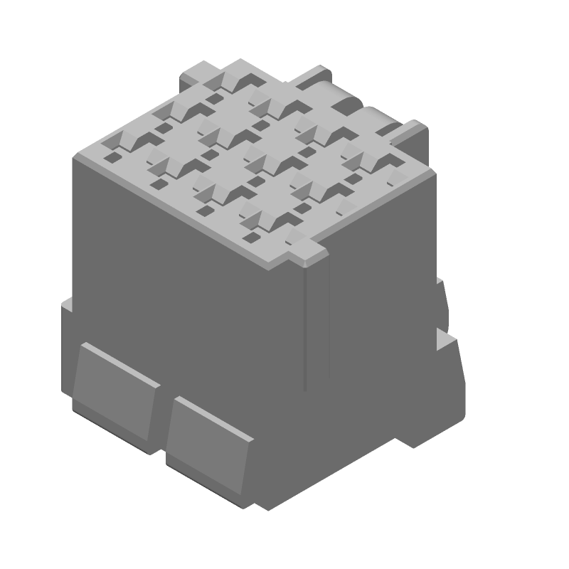 12 Pos 5mm Pitch Wire Housing, Crimp, Straight, PBT, IP67