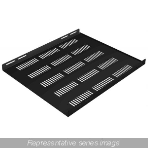 Fixed Shelf Rail, Steel, 17.75In Length, 20.84In Depth, 1.31In Height