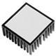 Heat Sink, Fin, Pin Fin Array, Omnidirect, Aluminum, Anodized, ROHS COMPLIANT