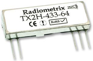 RADIOMETRIX         TX2H-433-64             RF MOD, TX, FM, 433.92MHZ, INT ANT