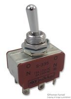 DPDT Toggle Switch, 20A 250VAC, Solder Term, Non-Illum