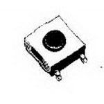 Keypad Switch, SPST, Momentary, 50mA, 12VDC, SMT