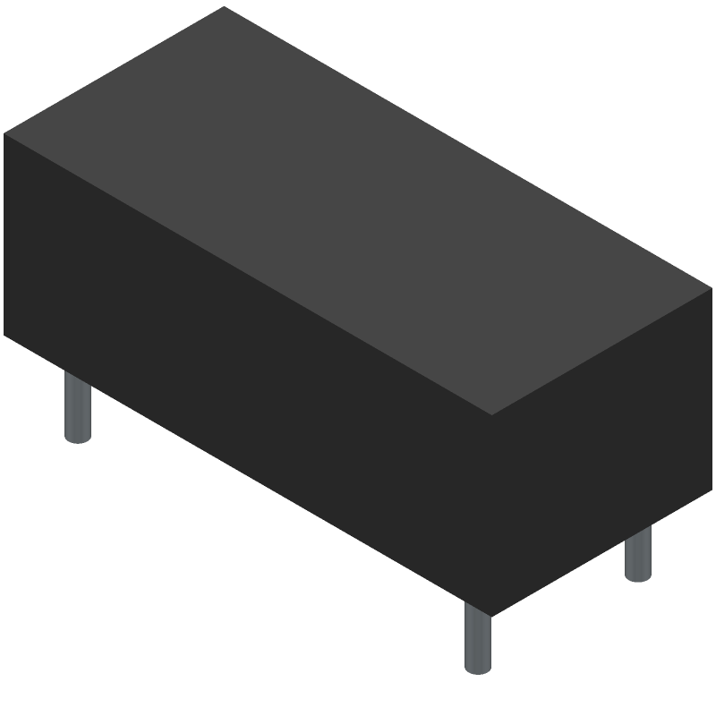 12VDC 8A DPST General Purpose Relay, Through Hole