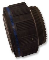 6 Pos Circular Connector, Crimp, Male, Straight, Composite, Cadmium