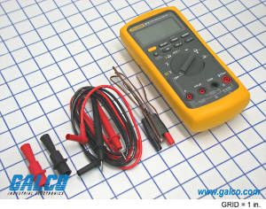 True RMS Digital Multimeter, LCD, Temp