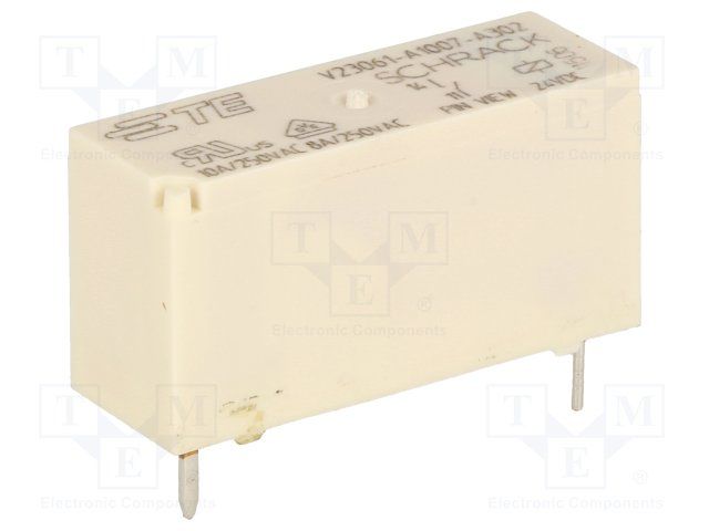 24VDC SPST-NO Signal Relay, 8A, Through Hole, IP67